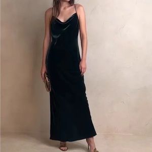 Banana Republic Rita Velvet Maxi Dress (XS)